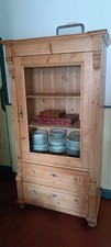 Vitrinenschrank  1900 Weichholz Shabby Chic Vintage Antikhandel Ellrich