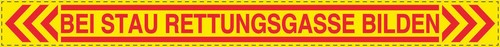 Bei stau rettungsgasse - stau,