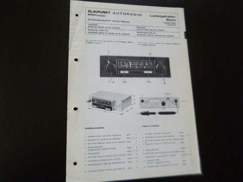 Original service manual - original,