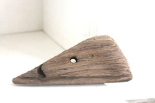 Schwemmholz Treibholz Skulptur Loch - sehr schön- L 20 cm  Fisch Auge Kopf Vogel