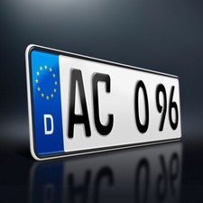 1  Kfz Kennzeichen | 410 x 110