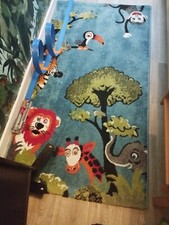 Kinderzimmerteppich Dschungel 