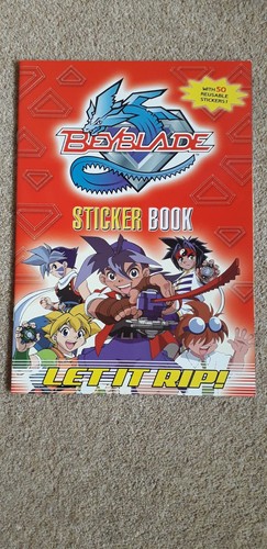 Beyblade sticker book let - beyblade,