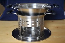 FISSLER WOK PARTY STAR  Multifuntional: Gas -  Fondue -  Tischgrill !