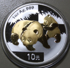 China 10 Yuan 2008 Silber 1 Oz