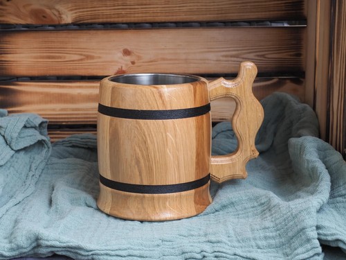 Handgefertigter bierkrug 5l - bierkrug, 0,5l