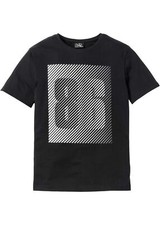 T-Shirt m großem grafischem