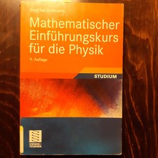 Großmann: Mathematischer Einführungskurs für die Physik 9. Aufl.