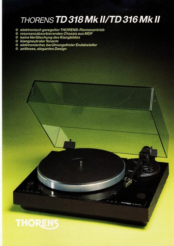 Original thorens produktblatt - original,