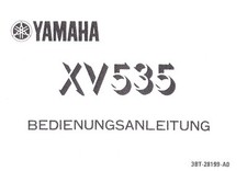 Yamaha XV 535 (90>) - Betriebsanleitung