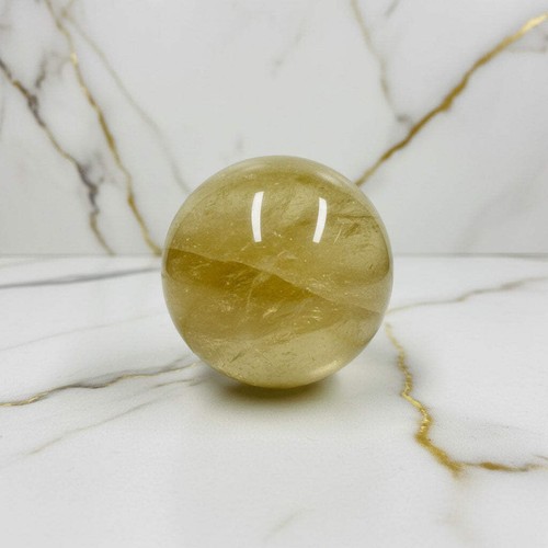 Citrin kugel 5cm edelstein - 6,5cm,