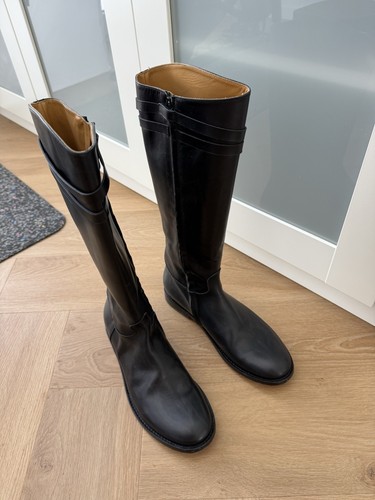 Bonpoint leder stiefel schwarz - bonpoint,