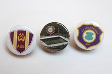 Button Erzgebirge Aue 37 mm Pin Anstecker Fußball kein Trikot/Tor/Schuhe Sachsen