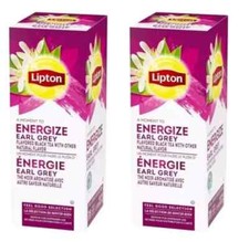 2x Lipton Energize Earl Grey