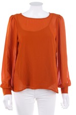 ONLY Blouse Chiffon M cognac