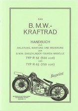 BMW Handbuch, für Typ R 52-500 ccm, R 62-750 ccm, A 5,