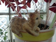 keramik figuren garten Katze