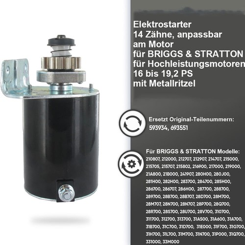 Anlasser für briggs - für, &