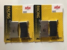 2 X SBS Rennbremsbeläge vorn 985DC für BMW M1000R M1000RR S1000RR Bj.2021-2024