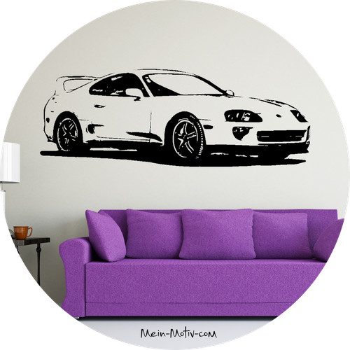 Wandtattoo toyota supra mkiv - wandtattoo,