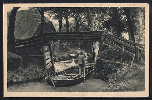 Giethoorn kahnpartie unter - giethoorn,,