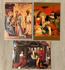 3 Weihnachtskarten, Anbetung