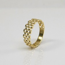 Ring in 585/ -14k. Gelbgold Gr. 55 - NEU -481