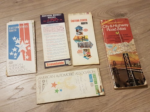 Original straßenkarte - 5x, us