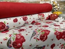 PANAMA Kombistoff Baumwollstoff 180cm Breit Meterware jeweils ab 50 cm Stoffe