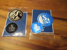 FC Schalke 04 Wechselbildaufkleber  Set Blau oder Schwarz