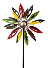 Gartenstecker Metall Windrad