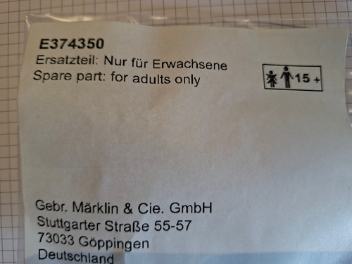 Maerklin ersatzteil 374350 - ersatzteil,