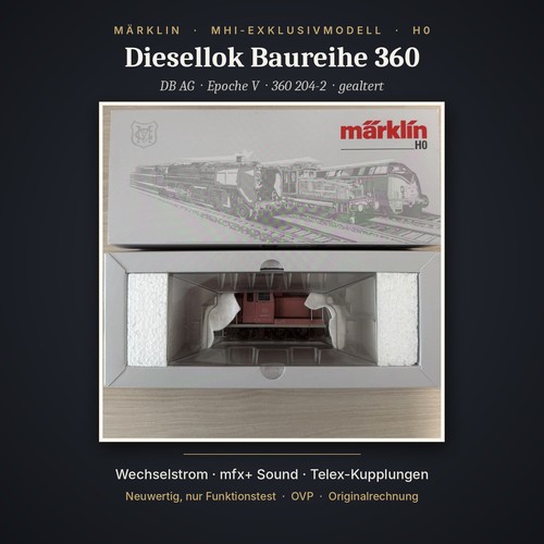 Märklin mhi 37896 diesellok - mhi,