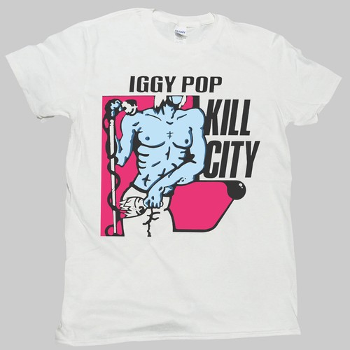 Iggy pop punk rock kurzarm - iggy,