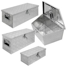 Aluminium Transportkiste Werkzeugbox Alu Transportbox Kiste Truckbox Anhängerbox