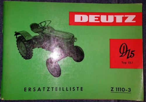 Deutz schlepper d15 - deutz,