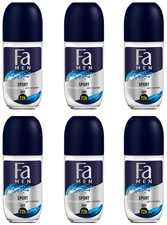 6x Fa MEN Sport Deo Roll-On