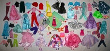 Riesen Barbie Kleidung Sammlung über 100 Teile Zubehör Kleider Set Baby Schuhe