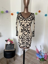 Damen Kleid Abendkleid Beige