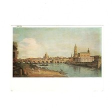 AK Ansichtskarte / Kunstkarte Canaletto / Dresden vom rechten Elbufer