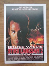 Filmplakatkarte / moviepostercard  Stirb langsam 2  Bruce Willis