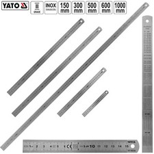 Lineal Metalllineal Werkstattlineal 15 bis 100 cm Edelstahl Stahllineal Maßstab