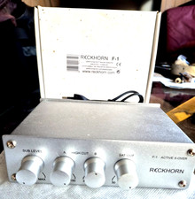 Reckhorn F-1 Active X-OVER  elektrische Frequenzweiche Sub Level SAT OUT HIGH AB