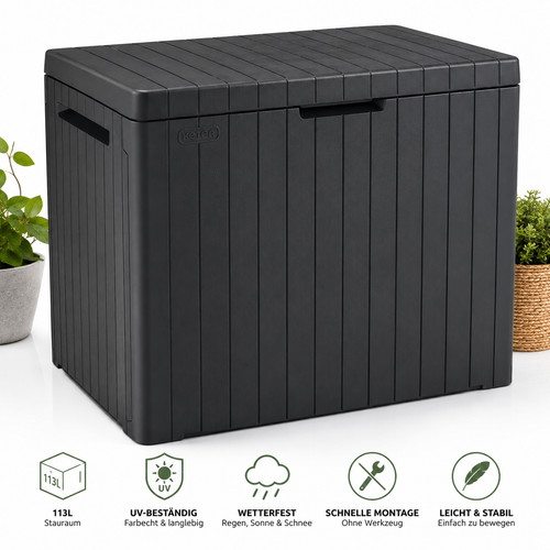 Keter city auflagenbox - auflagenbox, 113l