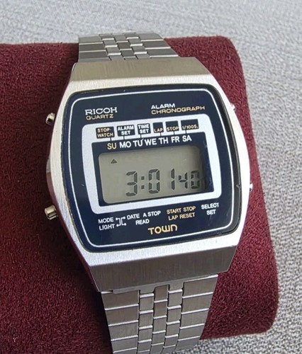 Vintage digital ricoh - vintage, watch
