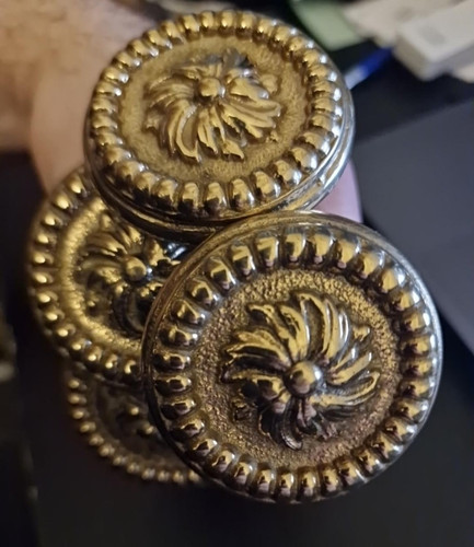 Vintage gardinen raffhalter - 4x,
