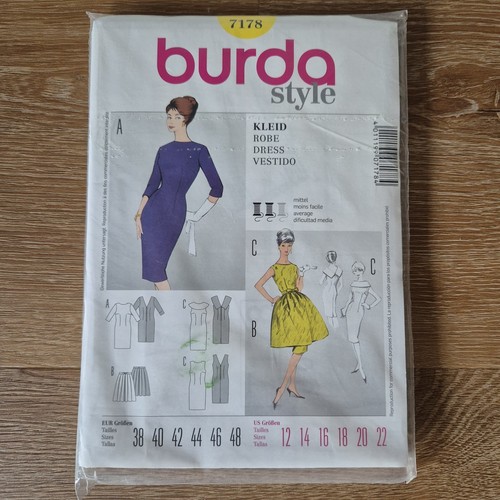 Burda style schnittmuster 7178 - schnittmuster,