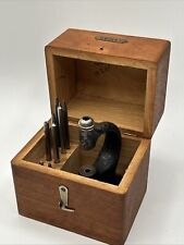 BOLEY KASTEN PUNZEN TRIEBNIETMASCHINE ZUBEHÖR UHRMACHER WERKZEUG SET ANTIK #1