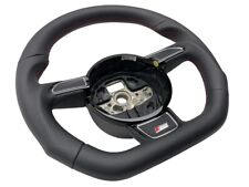 TUNING  Lenkrad AUDi A3 8V  Lederlenkrad ohne Multifunktion Abgeflacht S-Line