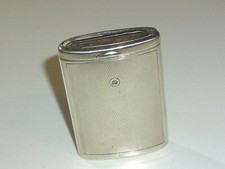 VINTAGE ENGLISH STERLING SILVER MATCH CASE - STREICHHOLZBOX - BIRMINGHAM - RARE